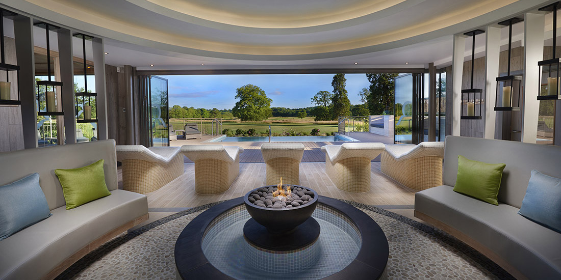 Luxury accommodation with fireplace