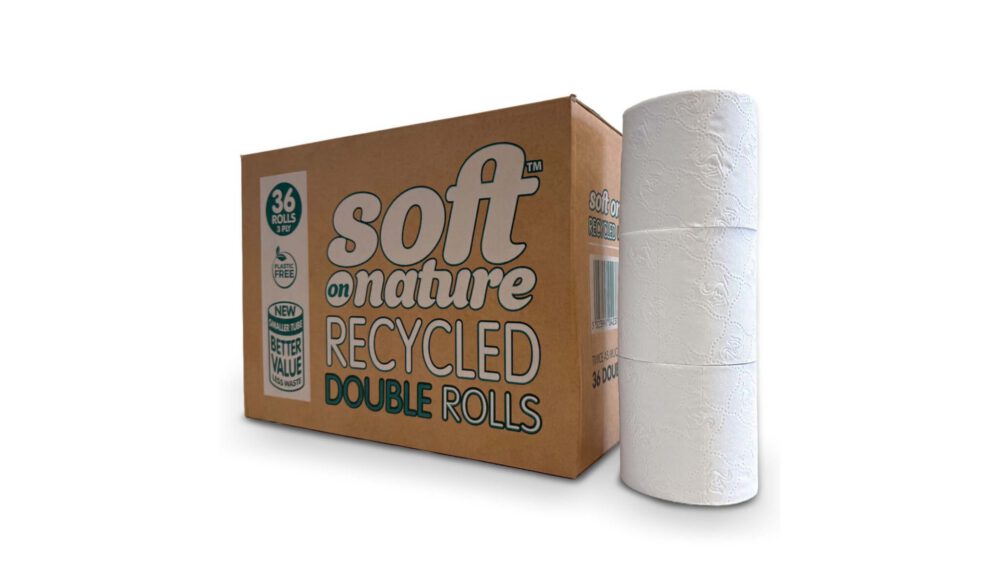 Recycled toilet paper